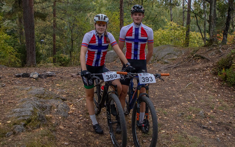 Sondre Rokke og Oda LaForce ble begge norske mestere i flere juniorklasser i 2020. Foto: Tobias Strøm