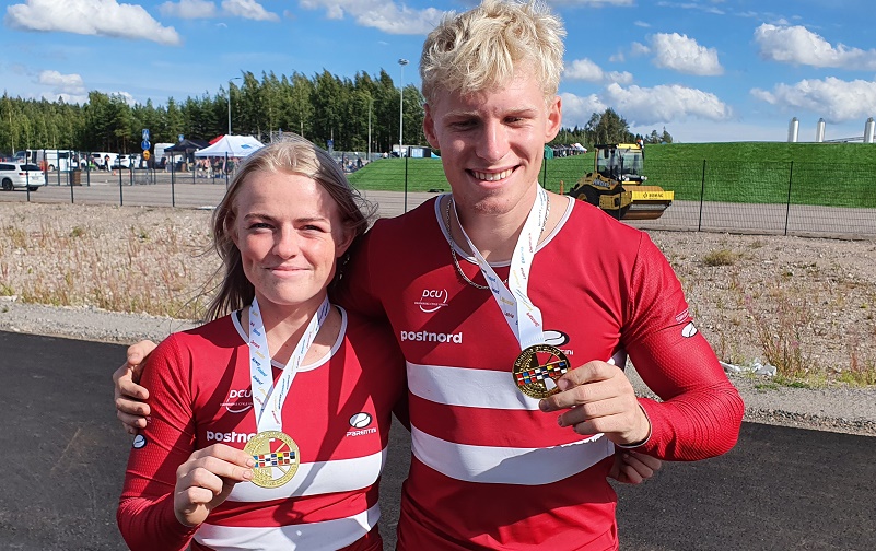 Marlene Sørensen og Magnus Dyhre fra Danmark ble nordiske mestre i seniorklassene.