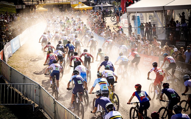 Brilliant first day during this year’s WC in mountain biking!