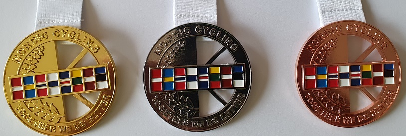 Medaljene til nordiske mesterskap i XCO er klare – og kule.