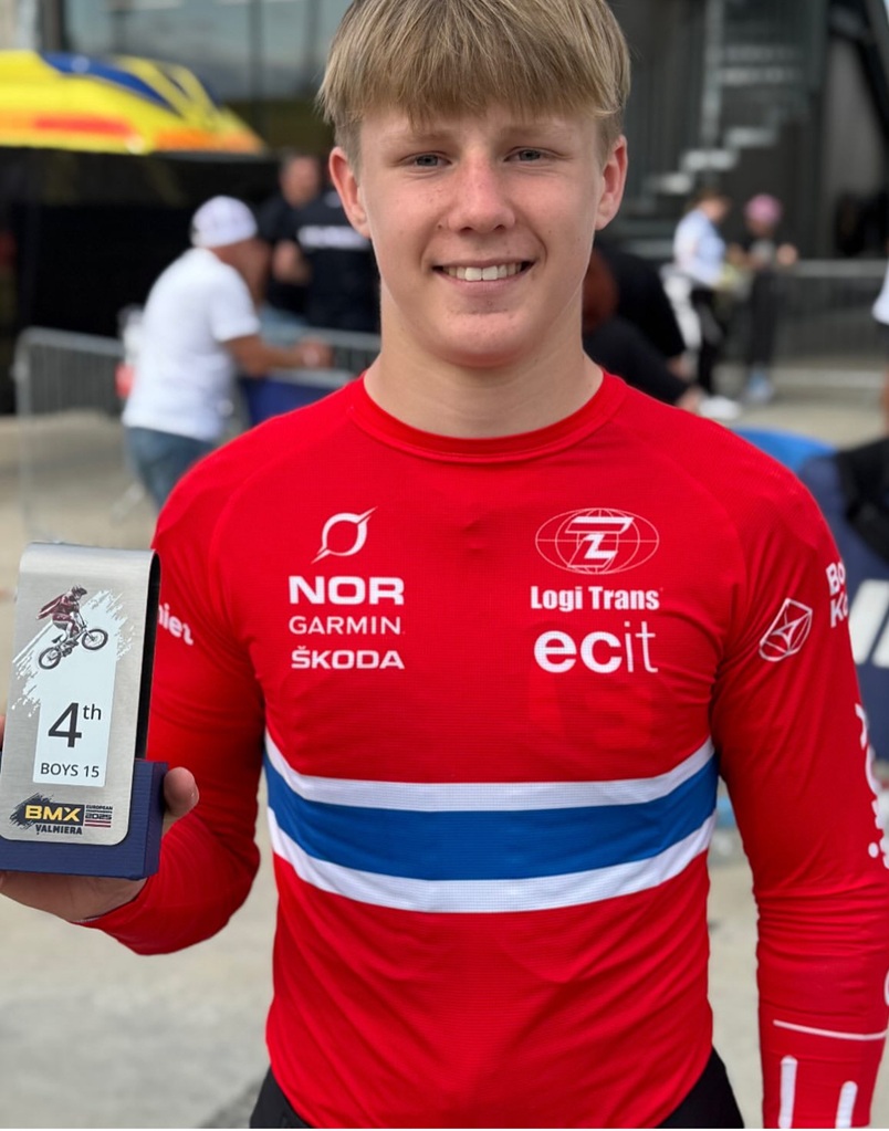 Tobias Stene med 4. plass i EM