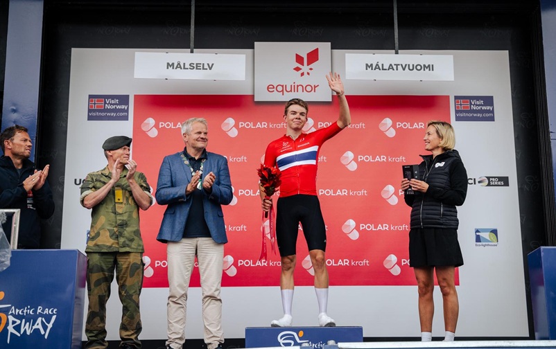 Sebastian ble mest aktive rytter på 3. etappe