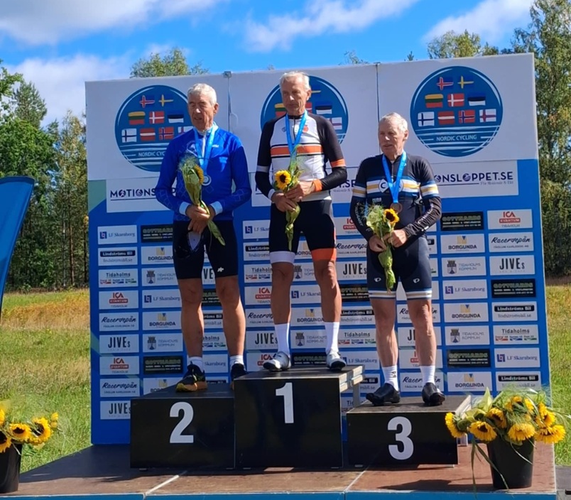 Gunnar Iverslien M75-79 med to sølv i Nordisk