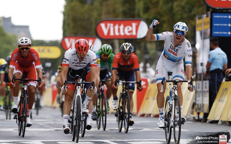 Seier på siste etappe i Tour de France 2018