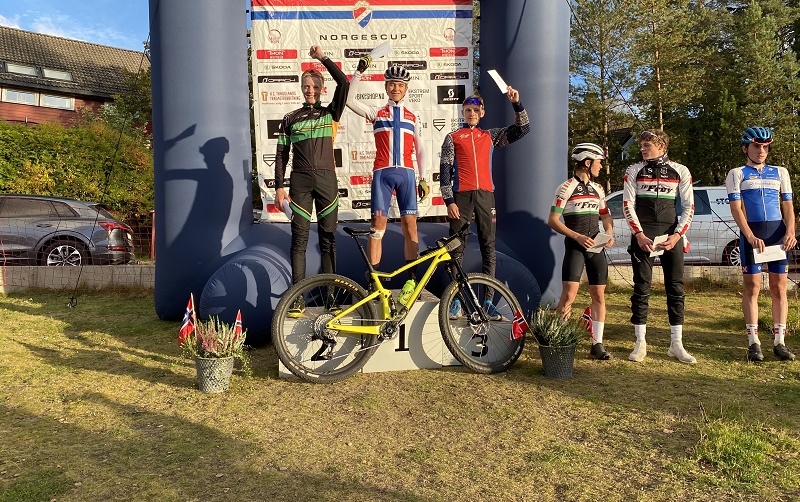 M-junior sammenlagt i Kalas Rye Terrengsykkelfestival.