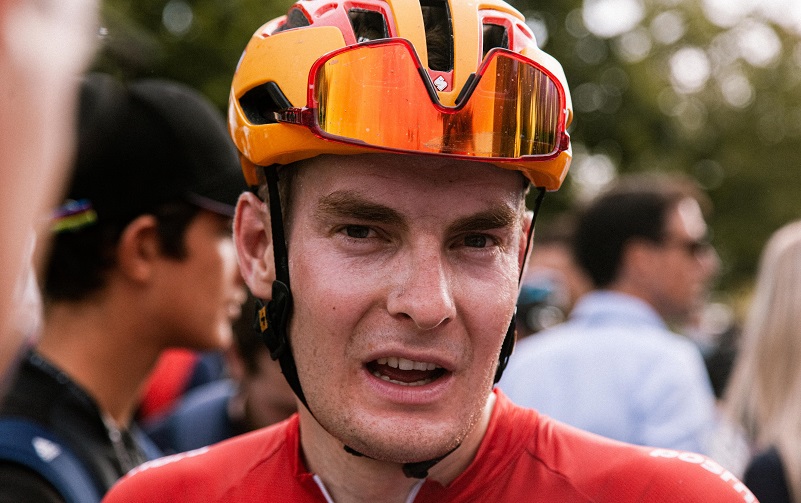 Dagens mann i VM - Markus Hoelgaard. Foto: Bastien Gason