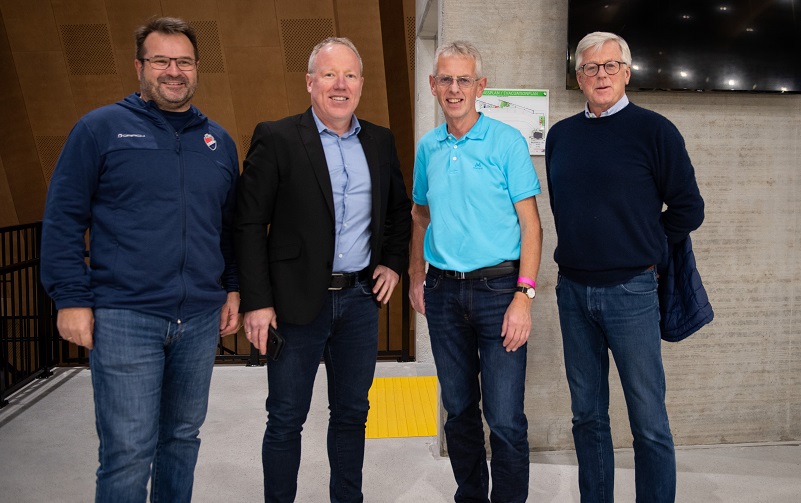 Fra v.: Jan Inge Hansen, Jan-Oddvar Sørnes, Tor Helge Skretting og Dag Schartum-Hansen